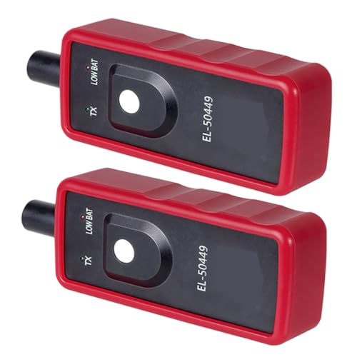 Anneome 2 Uds El-50449 Herramienta De Reinicio De Presión De Neumáticos Compatible con Auto Monitor De Presión De Neumáticos Activación del Sensor Tpms Herramienta De Programación