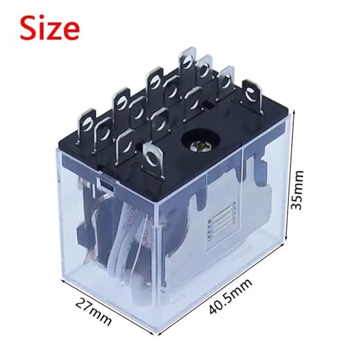 Relais intermédiaire AC 220V LY4NJ à 14 broches pour circuits électriques