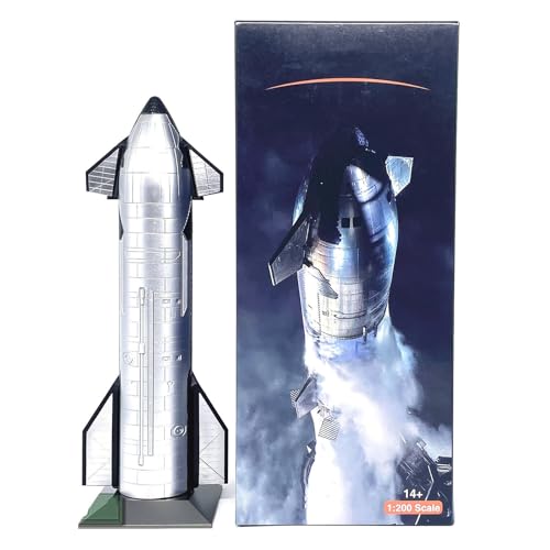 Modèle Falcon Heavy Dragon 1:200 en alliage pour décoration spatiale - 2