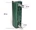 LOCINOX Verde LAKZ P1 Cerradura económica para puertas de jardín con SMKLQF2...