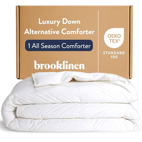 Brooklinen All Season Luxury Down Alternative Comforter – Full/Queen Comforter