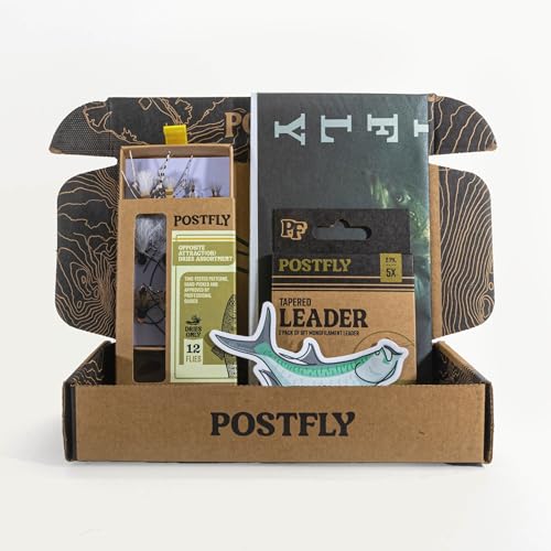 Postfly Trout Fly Fishing Kit | 12 Premium Quality Flies,