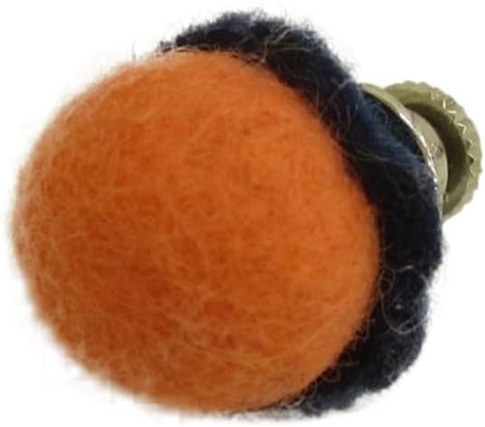 Amazon Co Jp Misakoワンボールフェルトのラペルピン マンゴー なすび ジュエリー