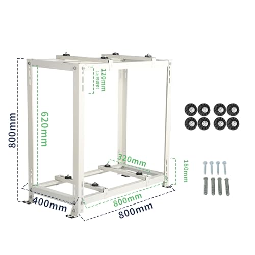 Support de condenseur de climatisation au sol pour un jardin calme - 2