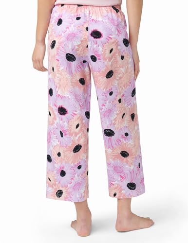 Image of HUE Women's Summer Vacation Pajama Separates, Soft, Whimsical Print Pjs with Tropical Beach Themes, Flip Flops, Cocktails