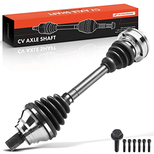 A-Premium CV Axle Shaft Assembly Compatible with Audi A3 06-13, A3 Quattro 07-13 & Volkswagen Jetta 06-18, Passat 06-08 10, CC 09-17, Eos 07-16, Golf 10-14, GTI 06-14, Front Left Driver Side