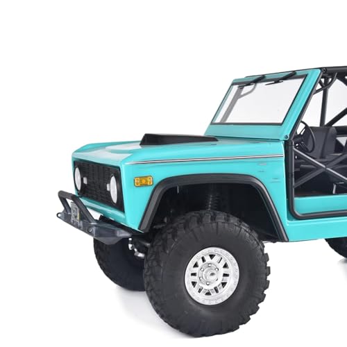 Piezas actualización luces coche RC crawler 1/10 con diseño rectangular 3