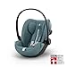 CYBEX Gold Babyschale Cloud G i-Size Plus, Inkl. Neugeboreneneinlage, Ab Geburt bis ca. 24 Monate, Für Kinder ab 40 cm bis 87 cm, Max. 13 kg, Stormy Blue