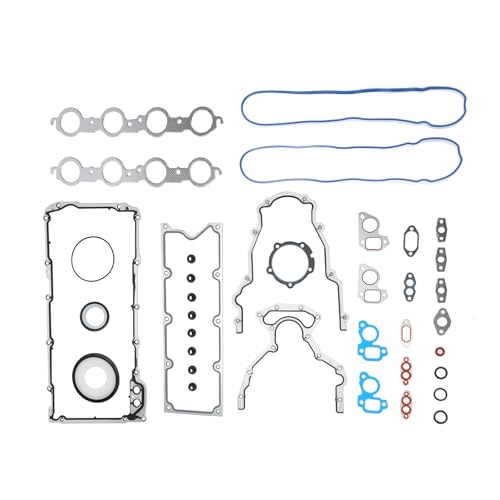 Image of PHILTOP GEN 3 III LS Head Gasket Set Fit for Chevy Silverado 1500 2002-2006 2008, Silverado 2500 HD 2003-2009, GMC Sierra 1500 2500 HD Engine LQ4 LQ9 LS1 LS6 4.8 5.3 6.0L, Valley Cover Gasket Kit