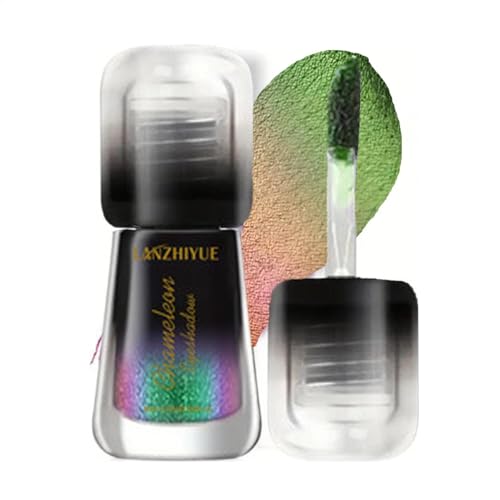 Chameleon Liquid Eyeshadow - Metal Eye Make-up Holographic Glitter | Metallicc Changing Long-lasting Multichrome Eyeshadows | Highly Pigmented Glitter Eyeshadow | Shimmer Eye Shadow Pen For Girls Wome