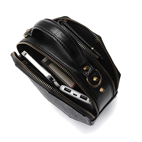 Valentoria Messenger Bag Leather Retro Briefcase Steampunk Crossbody Shoulder Purse Satchel For Women Lolita Gothic Medieval Renaissance Festival Costume Accessories thumb #4
