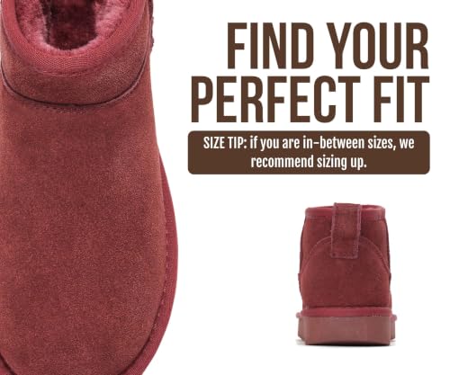 Image of Project Cloud Genuine Leather Ankle Boots for Women - Water Resistant with Memory Foam Insole Winter Boots - Trending Shoes & Comfortable Women's Ankle Boots (Hippy)