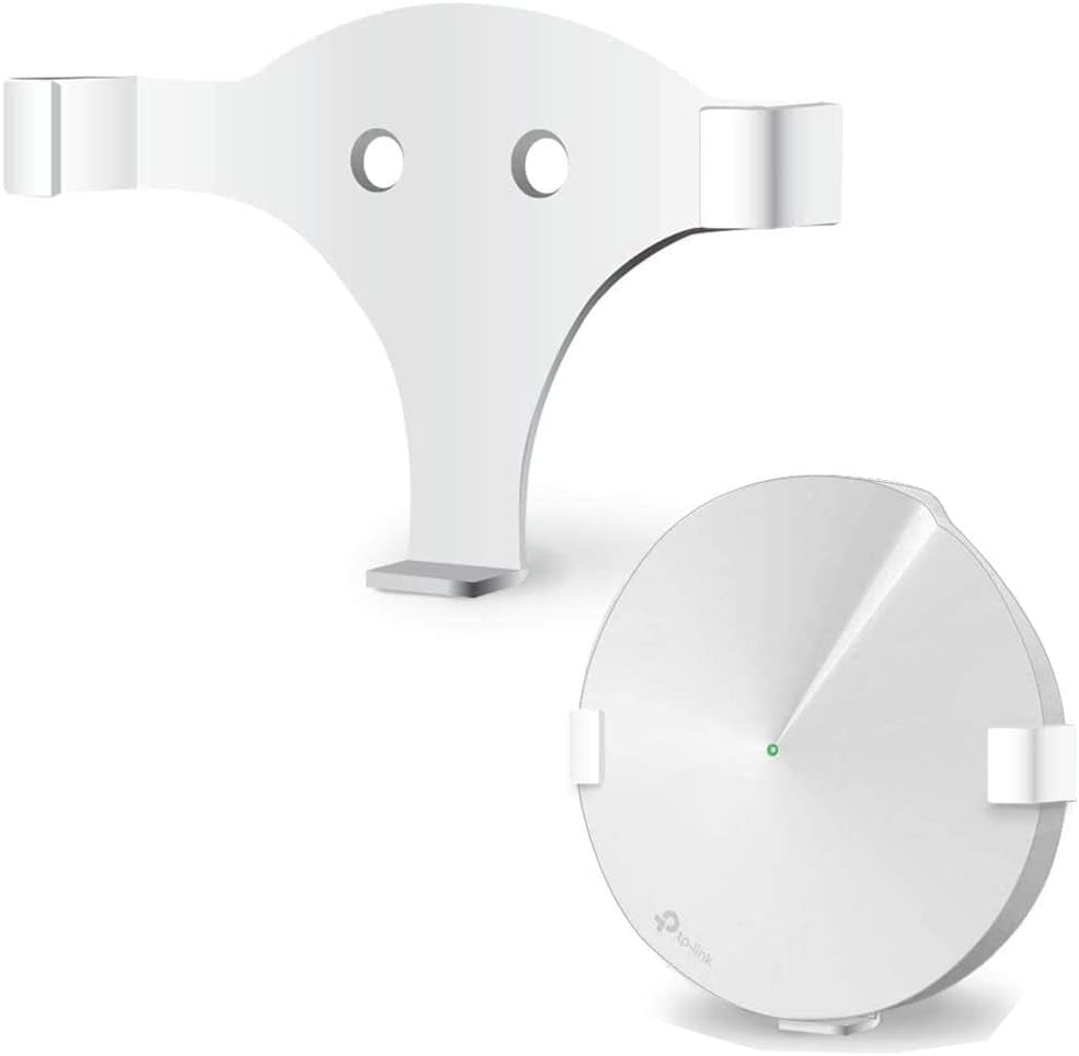ALLICAVER Compatible Wall Mount Tp-Link Deco M9, Sturdy Metal Made Mount Stand Holder Compatible Tp-Link Deco M9 Mesh WiFi. (3-Pack) M9-3Pack