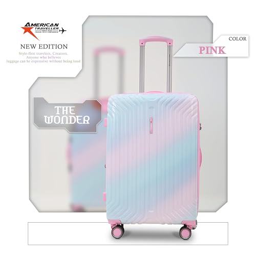 Image of The Wonder Luggage Trolley Bags Set of 3 | 360 Disc Spinner Wheels | Polycarbonate Expandable Suitcase, Lightweight Durable Hard Shell, TSA Type Lock, 360 Disc Spinner Wheels