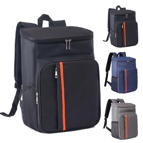 保冷&保温 リュック 20L大容量ソフトクーラーボックス 撥水・多機能ポケット付き 手提げ・肩掛け対応バックパックタイプ スポーツ観戦 キャンプ アウトドアに最適 [並行輸入品]
