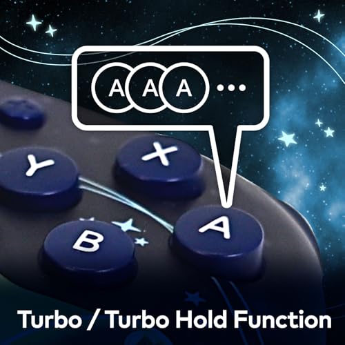 HORIPAD Turbo Universe Mario mando inalámbrico con ráfaga ajustable para Switch 2 5