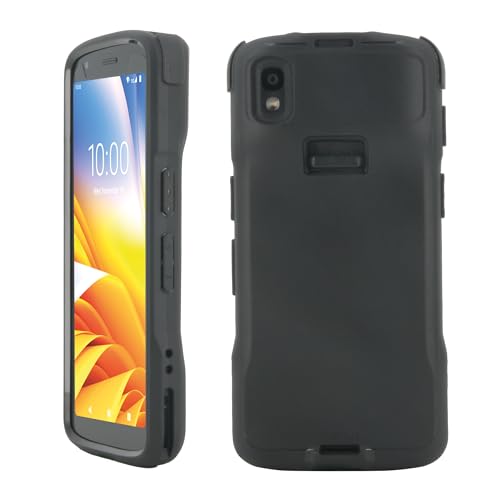 MOBILIS Coque pour Zebra TC22 TC27 Etui Renforcé Protection Militaire Terminal Mobile Fabriqué en France, Antimicrobien, Noir (Dos Fermé, Noir, Zebra TC22,...