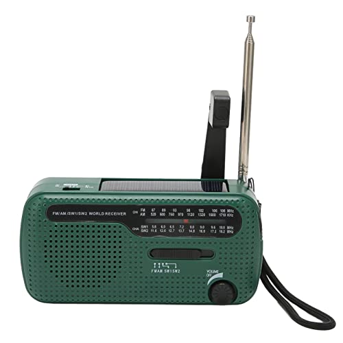 Wind Up Radio - SW/AM/FM/WB Emergency Solar Radio With - View #7