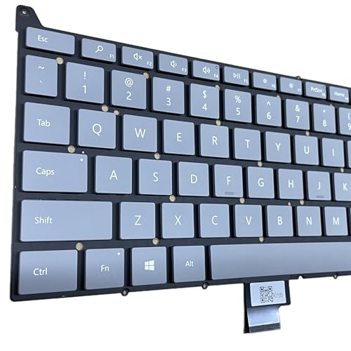 Clavier US Surface Go 2 1943 1963 gris sans cadre de rechange