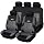 AUTOYOUTH Car Seat Covers Full Set, Front Bucket Seat Covers with Split Bench Back Seat Covers fo...