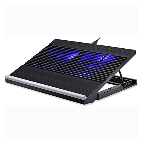Base para Laptop con 2 Ventiladores y Luces LED Azules miniatura 1