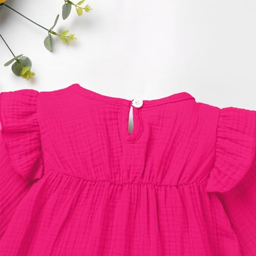 AWIBMK Baby Girls Mexican Dress Kids Floral Embroidered Long Sleeve Cinco De Mayo Fiesta Traditional Ethnic Wear Outfit4