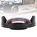 Zyyini 0.3X Fisheye Lens, 72mm Thread Mount Wide Angle Fisheye Lens with Lens Hood, Long Depth of Field Lens, 180 Degree View, Quick Installation