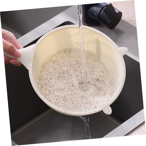 Colador para lavar arroz y frutas de plástico, 2 piezas miniatura 4