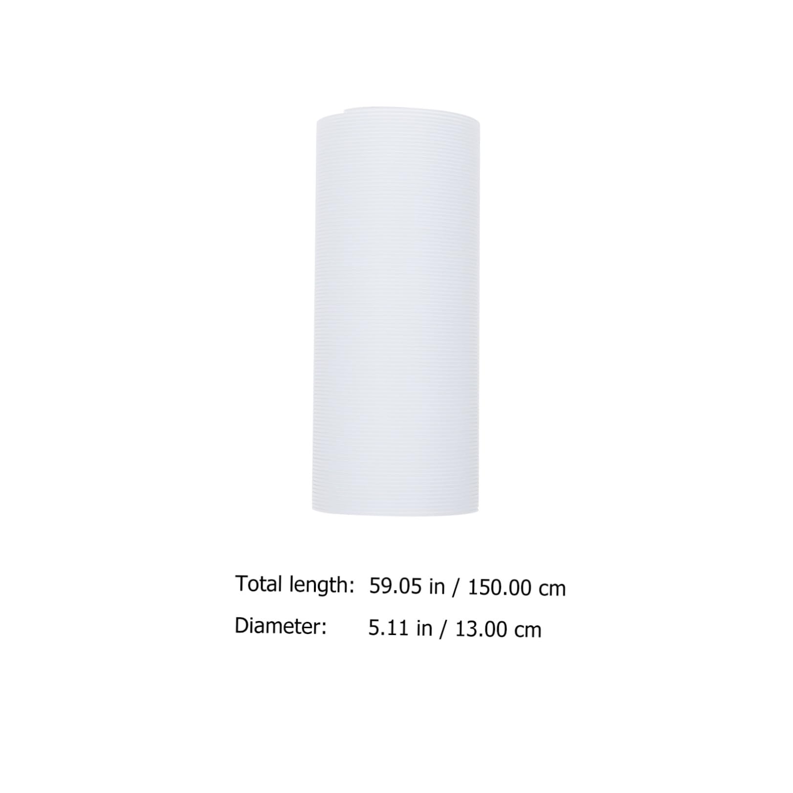 YARNOW Tubo Estensibile Prolunga Regolabile in PPR per Condizionatore Portatile Bianco, Diametro 13mm, Tubo di Scarico Flessibile Sostitutivo per Aria Condizionata Mobile
