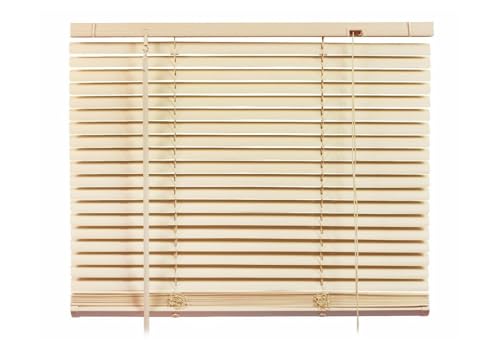 Tenda Veneziana Tende Veneziane Crema Parasole Per Finestre In Pvc Cm 120X250