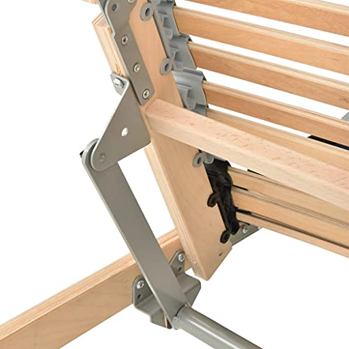 vidaXL Lattenrost Elektrisch mit 42 Latten 7 Zonen Verstellbar im Kopf- und Fußbereich Motorrahmen Lattenrahmen Bettauflage Bettrost 70x200cm – Bild 6