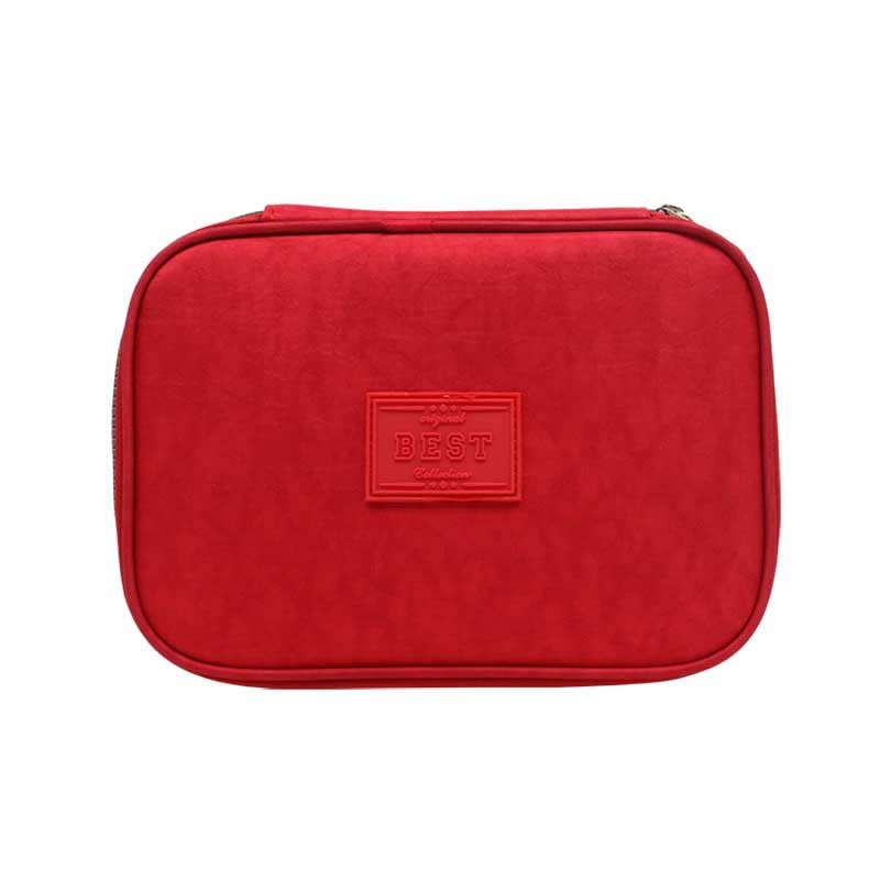 BESTCOPY ESTOJO ESCOLAR BEST BOX GRANDE TACTEL VERMELHO EB0023