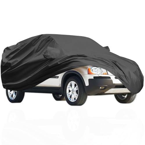 Capa de carro SUV universal para todos os tipos de SUV e veículos grandes adequada para 4 x 4 vans monovolumes fabricado em PEVA de alta durabilidade proteção completa contra elementos exteriores