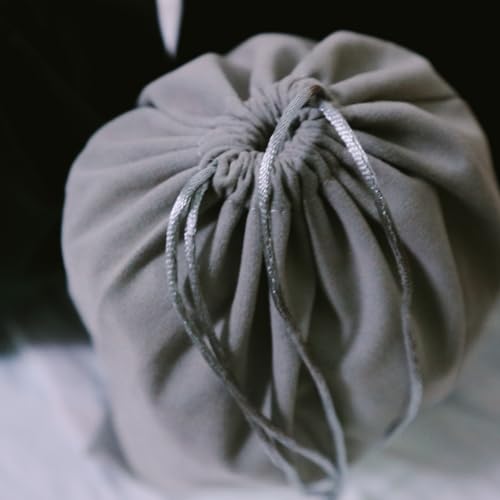 Aestivate 8 Pack Large Velvet Drawstring Pouch, Velvet Bag 8×10 Inch Storage Bag Cosmetics Pouches Dust Bag 8 Pieces (Grey)2