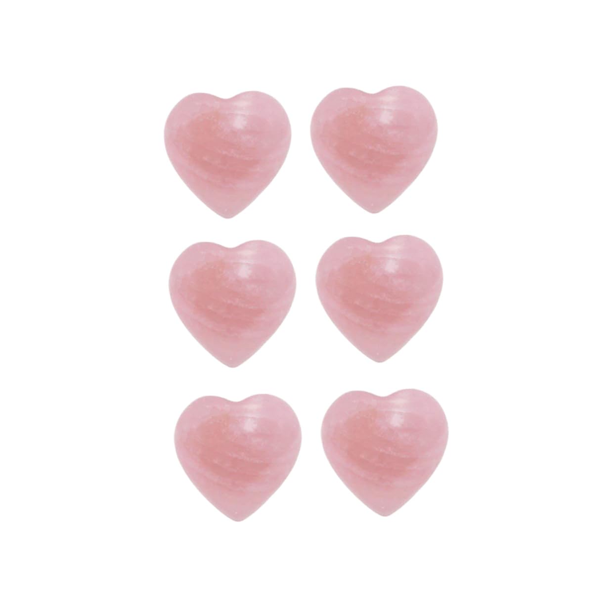 Lurrose 20stücke Herz Ornamente Aus Kristall Liebe Form Von Deko Für Hochzeiten Zuhause Und Partys Rosa