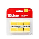 Wilson Unisex Griffband Pro Overgrip, gelb, 3 Stück, WRZ4014YE