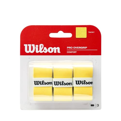 Image of WILSON Pro Tennis Racquet Over Grip, Yellow