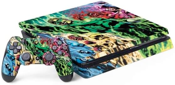 Skinit Decal Gaming Skin Compatible with PS4 Slim Bundle - Officially Licensed DC Comics Green Lantern Classic Art Pose Design