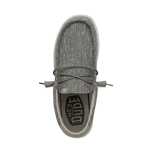 HEYDUDE Wally Ascend Woven Slip-On Casual Shoes Carbon