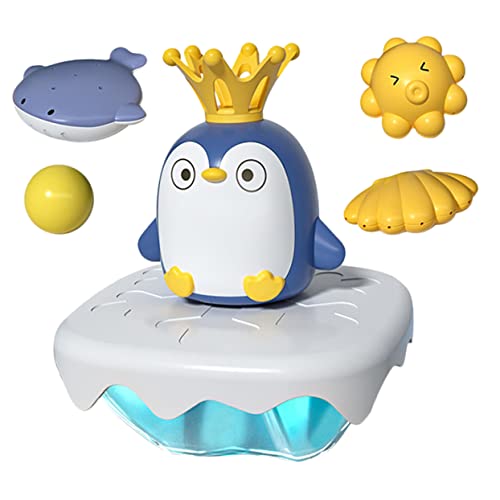 Vaguelly 1 Juego De Rociador De Agua De Pingüino Juguetes De Baño para Bebés Juguetes para Pequeños Juguetes para Juguetes De Bañera Cabezal Rociador Juguete De Baño De Pingüino