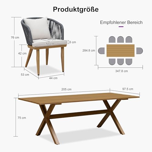 Aluminium und PE-Rattan – Leichtigkeit mit Bestand