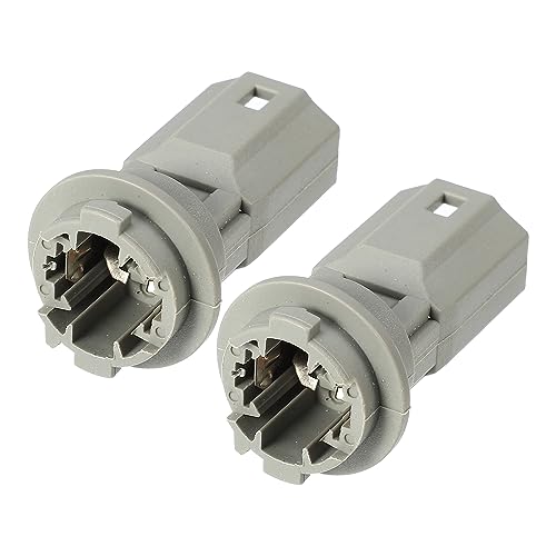 A ABSOPRO License Number Plate Lamp Light Socket Number Plate Lamp Light Socket for Scion TC 2005-2016 Plastic Gray (Set of 2)