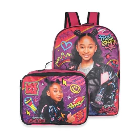 Group Ruz Nickelodeon Girls That Girl Lay Lay 2-Piece Backpack Lunchbox Set, Pink, One Size Cover