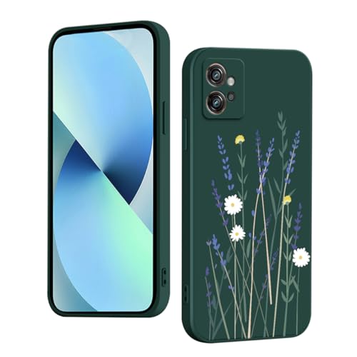 WOKEZ Blommönster Telefonfodral för Motorola Moto G32 - Ultratunn Skydd