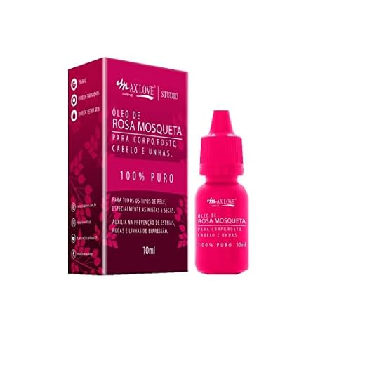 Max Love Óleo De Rosa Mosqueta 100% Puro - 10Ml -
