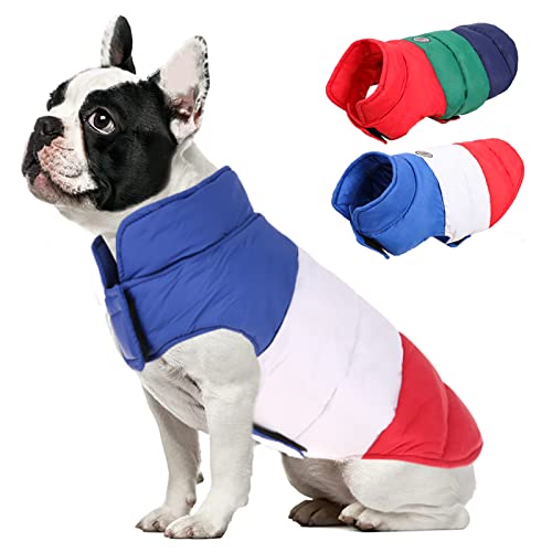 SUNFURA Wendbarer Hunde-Wintermantel, bunte Hundejacke Cover