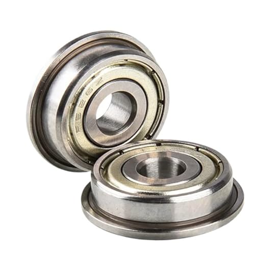 Cojinetes de bolas de ranura profunda F687-ZZ 7x14x5 mm con pestaña 2Z