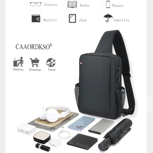 Crossbody Bag Sling Bag for Men Women Waterproof Lightweight Messenger Bag Shoulder Bag Satchel Travel Bag Work Bag4