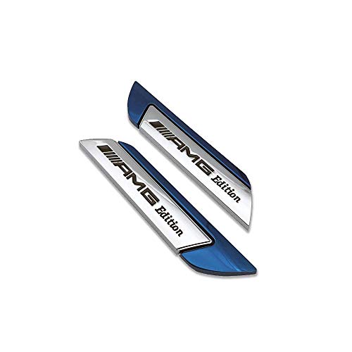 Aizfa 1 par para AMG Edition Logo Emblema de coche Premium 3D...