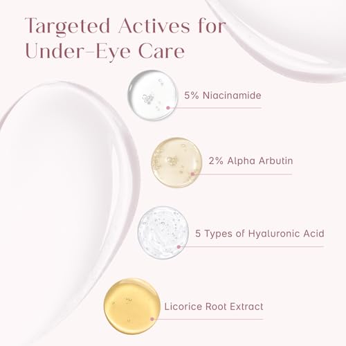 Image of Seoulskin under eye cream | dark circles removal for women and men | Under Eye Gel to Reduce Dark Circles, Puffiness & Wrinkles With Built-in Cooling Massage Roll-On Applicator | 5% Niacinamide, 2% Alpha Arbutin | 15 ml